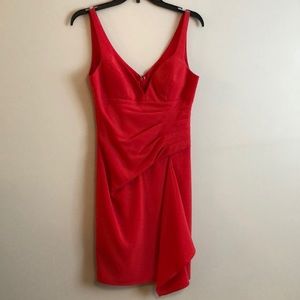 BCBG watermelon red dress sz 2